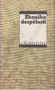 Zkouška dospělosti Jiří Krupička 2000 Paseka