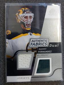 MANNY FERNANDEZ DUAL JERSEY UD SP GAMEUSED EDITION