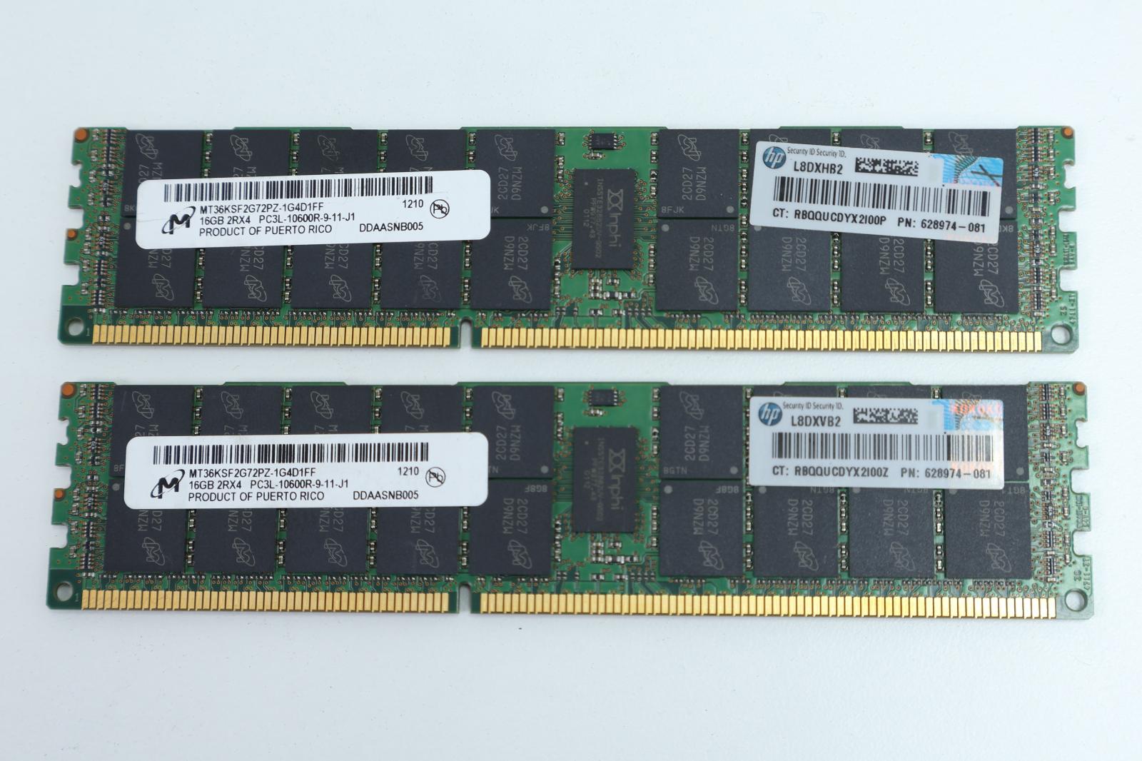 32GB (2x16GB) DDR3 RAM ECC, Záruka 12M, Faktura [I132] - Počítače a hry