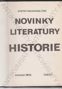 Novinky literatury: Historie čísla 1-4 1972