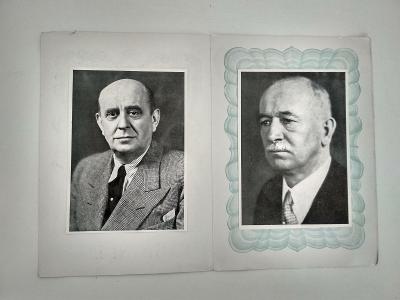 Pamětní list - J. Masaryk, E. Beneš