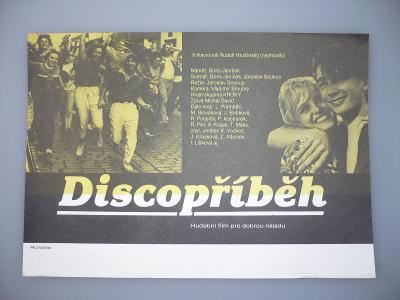 Discopříběh (filmový plakát, papírová fotoska, slepk