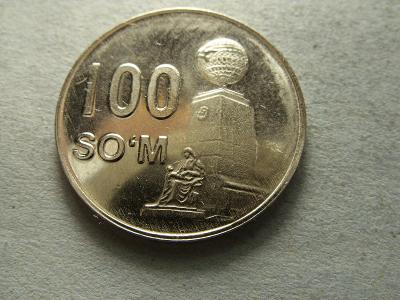 UZBEKISTÁN -  100 SO'M z roku 2018 (20 MM)