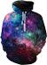 Space Galaxy Mikina / veľkosť M / Od 1Kč |263| - Pánske oblečenie