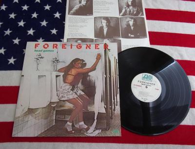 ⭐️ LP: FOREIGNER - HEAD GAMES, (MINT Nehraná!) 1vyd West Germany 1978
