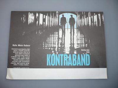 Kontraband (filmový plakát, papírová fotoska, slepka, f
