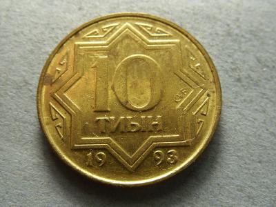 KAZACHSTÁN - 10 TIYN z roku 1993 (19,55 MM)