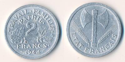 Francie 2 frank 1944 B