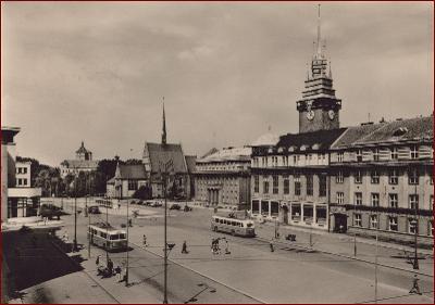 Pardubice * Stalingradské námestie, doprava, trolejbus * V1534