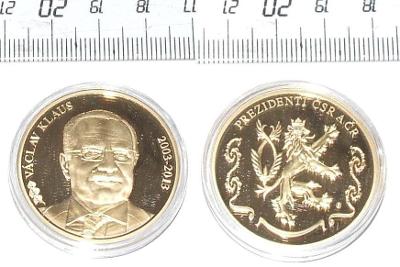 Medaile - Osobnost - Prezident - Václav Klaus