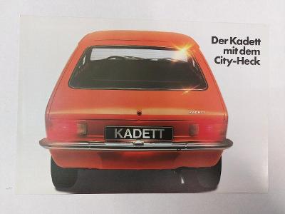 Opel Kadett city - dobový prospekt