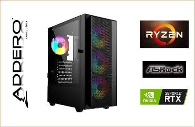 Výkonný herní AMD Ryzen 7 5700 4.6GHz RTX3060-12G 32GB 1TB 550W Win11