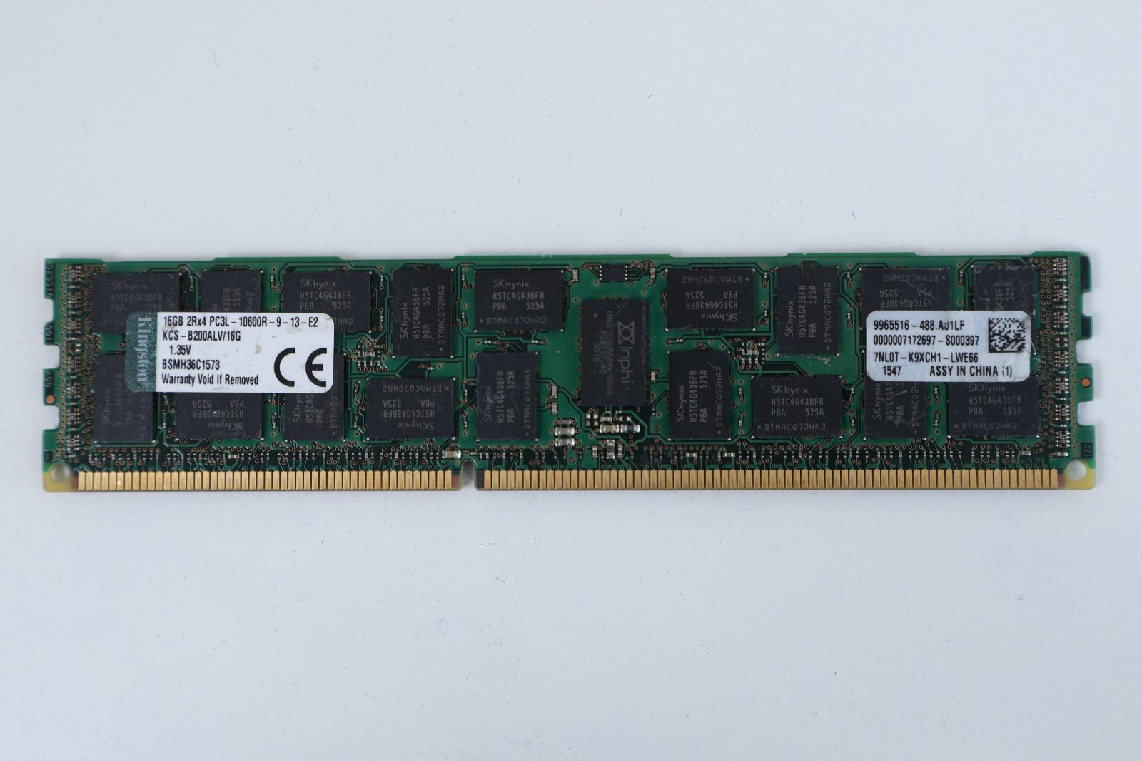 16GB (1x16GB) DDR3 RAM ECC, Záruka 12M, Faktura [P506] - Počítače a hry