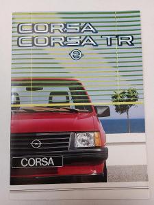 Opel Corsa, Corsa TR - dobový prospekt