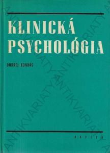Klinická psychológia Ondrej Kondáš Osveta 1980