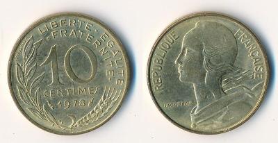 Francie 10 centimes 1978