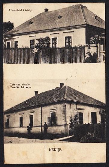 SLOVENSKO VINICA NEKIJE NEKYJE NAD IPLOM HIRSCHFELD KÁSTÉLY 1925