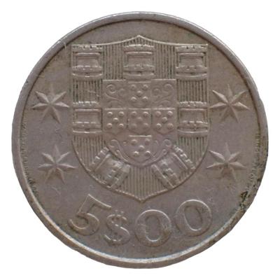 Portugalsko 5 Escudo 1983