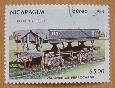 Doprava - Železnice - Lokomotivy / ʘ raz. - Nikaragua