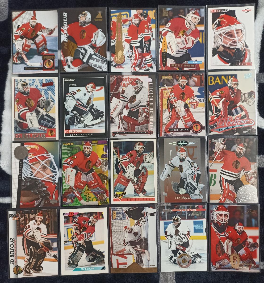 Ed Belfour LOT 79 kariet - Hokejové karty