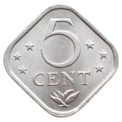 5 Cent Nizozemské Antily 1971