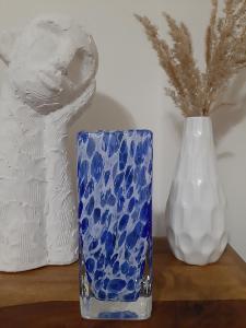 Luxusní váza z foukaného skla - Art Glass PRINC