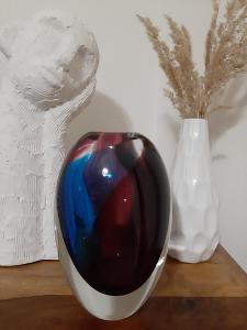 Luxusní váza z hutního skla - Art Glass PRINC
