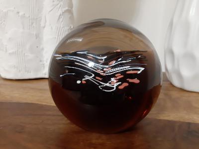 Krásné těžítko z hutního skla - Art Glass PRINC