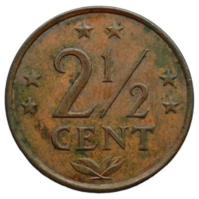 Nizozemské Antily 2 1/2 cent 1975