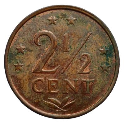 Nizozemské Antily 2 1/2 cent 1976