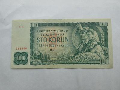 100 Kčs - 1961 R 19