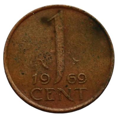 Nizozemsko 1 cent 1969