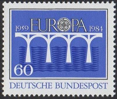 Německo 1984 Mi: DE 1210** Evropa (C.E.P.T.) 1984 – Most, 25. výročí 