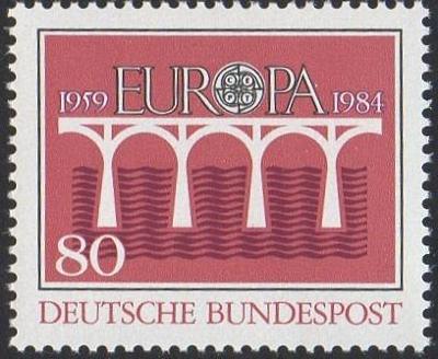 Německo 1984 Mi: DE 1211** Evropa (C.E.P.T.) 1984 – Most, 25. výročí 