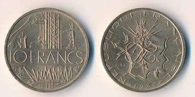 Francie 10 franků 1979
