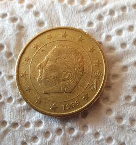 50 euro cent Belgicko, rok 1999,zberateľská minca