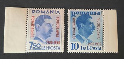 Rumunsko, rok 1936**, pretlač