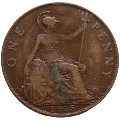 Velká Británie 1 pence 1915