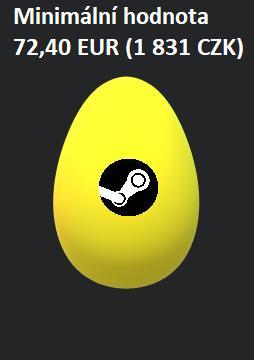 Náhodné Steam hry v Velikonočním vajíčku v minimální hodnotě 72,40 EUR