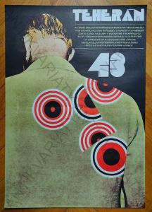 Teherán 43 Karel Vaca filmový plakát A1 1981