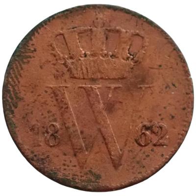 Nizozemsko 1 cent 1862