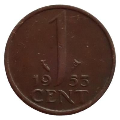 Nizozemsko 1 cent 1955