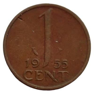 Nizozemsko 1 cent 1955