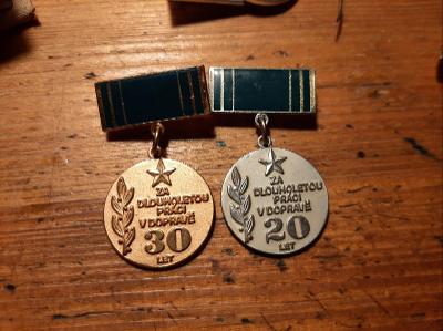 Dvě medaile za 20 a 30 let v dopravě