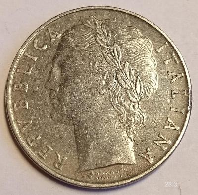 Mince 100 lire 1956 Itálie