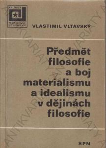 Předmět filosofie a boj materialismu SPN 1973