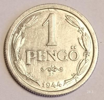 Mince 1 Pengo 1944 Maďarsko