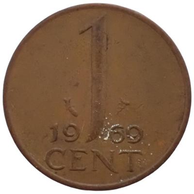 Nizozemsko 1 Cent 1960