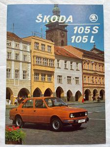 Prospekt Škoda 105 S 105 L
