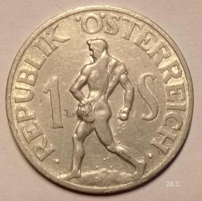 Mince 1 schilling 1946 Rakousko